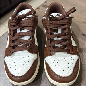 Nike Dunks - Brown and White sneakers.  Great condition.
